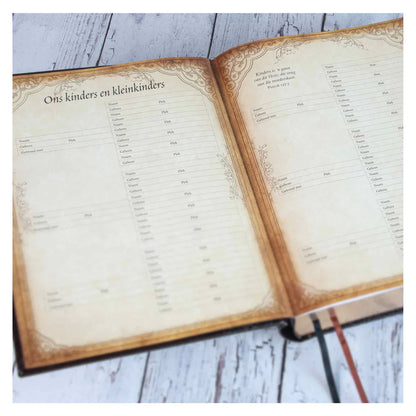 NLV Familiebybel | Bruin Kunsleer Nuwe Uitgawe