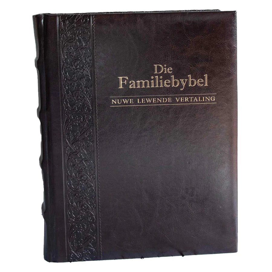 NLV Familiebybel | Bruin Kunsleer Nuwe Uitgawe