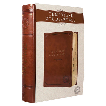 NLV Tematiese Studiebybel – Neutbruin Kunsleer | Afrikaanse Bybelstudie