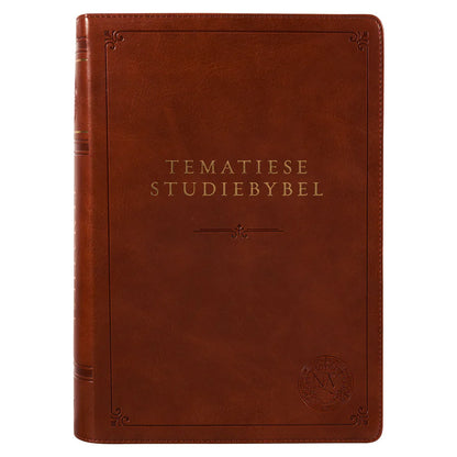 NLV Tematiese Studiebybel – Neutbruin Kunsleer | Afrikaanse Bybelstudie