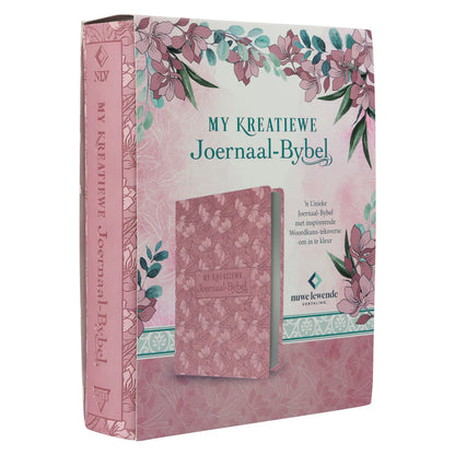 NLV Kreatiewe Joernaal-Bybel – Pienk Hardeband; Afrikaans; Neriah’s Light