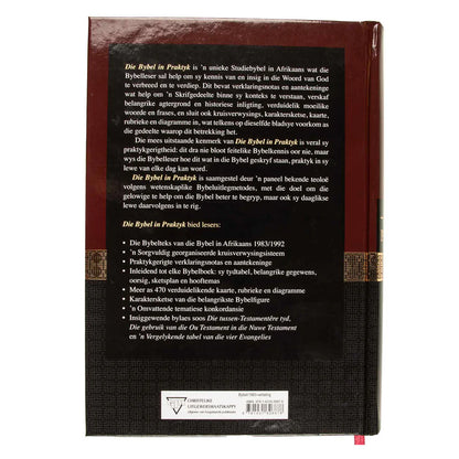 Die Bybel in Praktyk Studiebybel | Rooi & Swart Hardeband Afrikaans