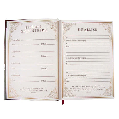 Die Bybel in Praktyk Studiebybel | Rooi & Swart Hardeband Afrikaans