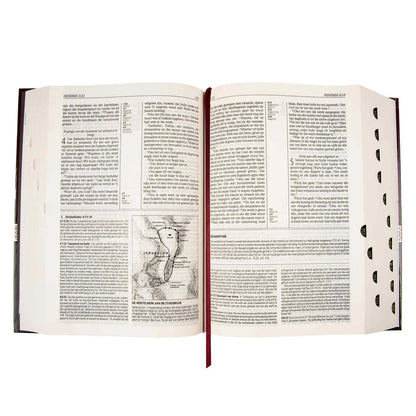 Die Bybel in Praktyk Studiebybel | Rooi & Swart Hardeband Afrikaans