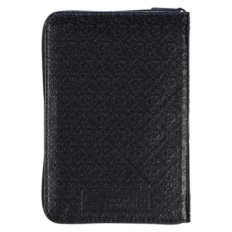 Neriah’s Light ; KJV Black Mini Pocket Bible ; Faux Leather Zip