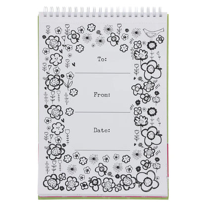 Inspirational Coloring Book For Girls (Wirebound)