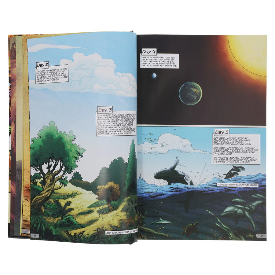 The Action Bible (Hardcover) | Kids Graphic Bible Stories