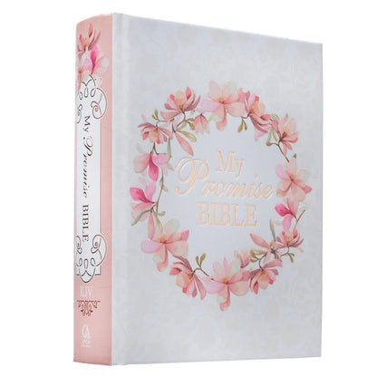KJV Promise Journaling Bible | Flower Garland Faux Leather Hardcover