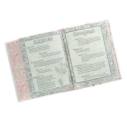 KJV Promise Journaling Bible | Flower Garland Faux Leather Hardcover
