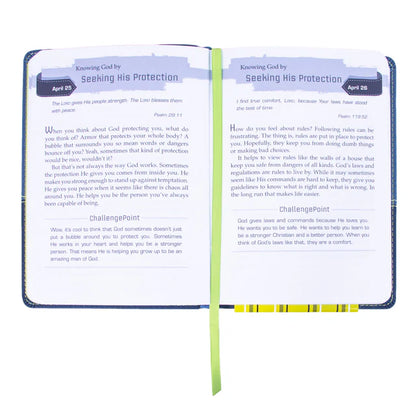 365 Days to Knowing God for Guys; Leather Devotional; Neriah’s Light