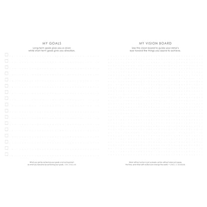 Neriah’s Light; Baxter Undated Planner A4; Grey Fibre Flexcover