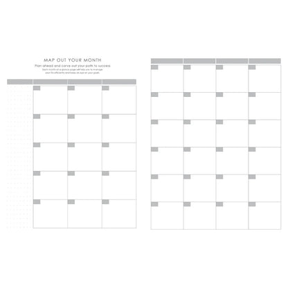 Neriah’s Light; Baxter Undated Planner A4; Grey Fibre Flexcover