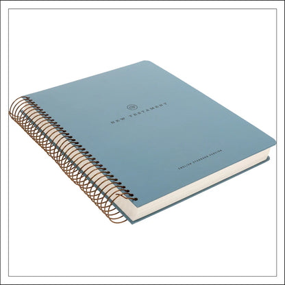 ESV Spiral-Bound New Testament Bible; Journaling Edition; Neriah’s Light