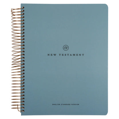 ESV Spiral-Bound New Testament Bible; Journaling Edition; Neriah’s Light