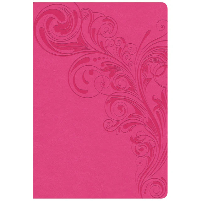 Neriah’s Light: CSB Bible; Pink Faux Leather Super Giant Print