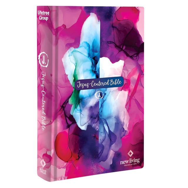 NLT Watercolor Hardcover Jesus-Centered Bible