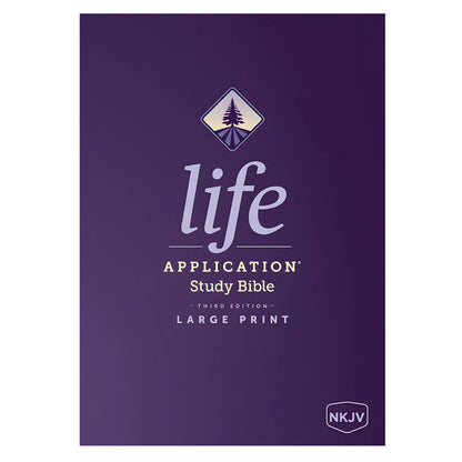 NKJV Life Application Study Bible | Large Print Hardcover Edition