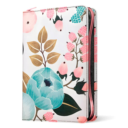 NLT Compact Zipper Bible; Floral Garden; Neriah’s Light