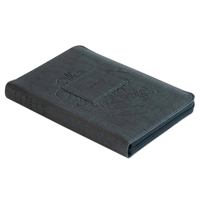 NLT Compact Zipper Bible – Charcoal Patch; Filament Bible; Neriah’s Light