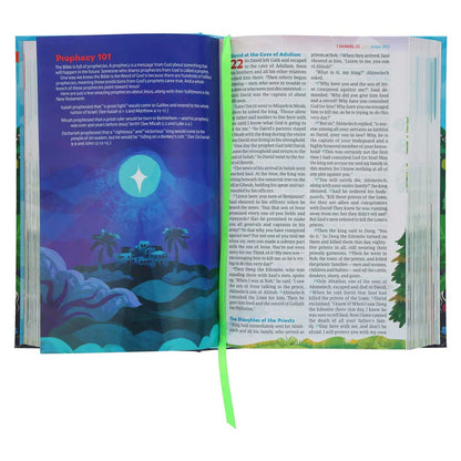 NLT Go Bible for Kids – Hardcover; Life-Changing Bible; Neriah’s Light