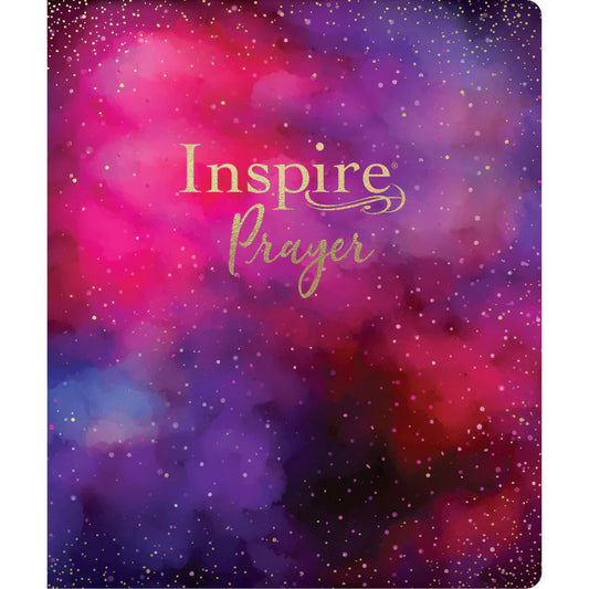 NLT Inspire Prayer Bible – Giant Print; Purple Faux Leather; Neriah’s Light