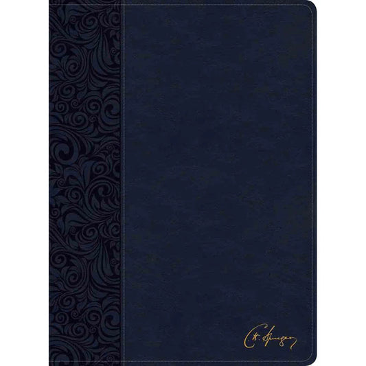 Neriah’s Light: CSB Spurgeon Study Bible; Navy Imitation Leather