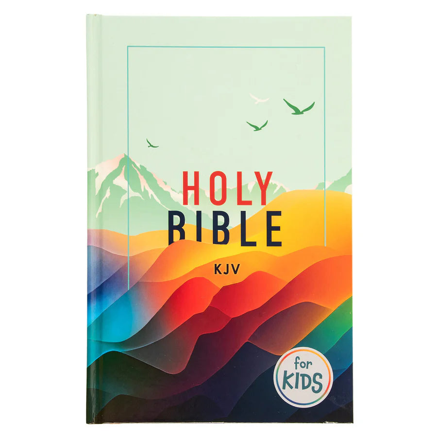 Neriah’s Light: KJV Kids Bible; Teal Mountains Hardcover Large Print