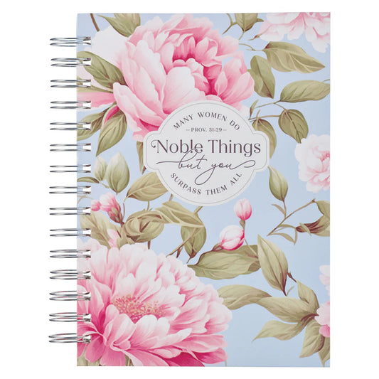 Many Women Do Noble Things Journal | Pink Peony Hardcover