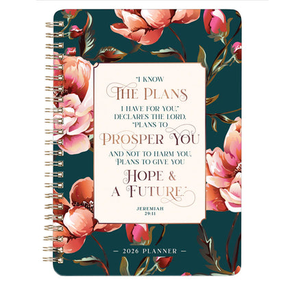 Neriah’s Light; 2026 Daily Planner; I Know the Plans Wirebound