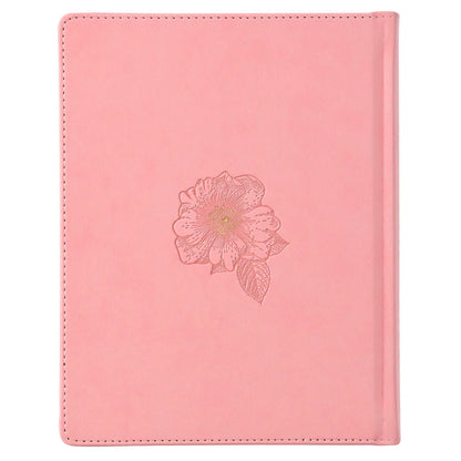 KJV Promise Journaling Bible | Pink Faux Leather Hardcover