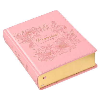 KJV Promise Journaling Bible | Pink Faux Leather Hardcover