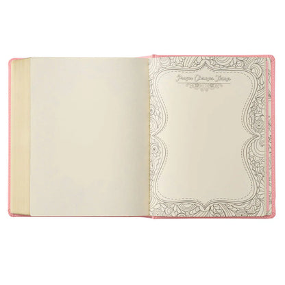 KJV Promise Journaling Bible | Pink Faux Leather Hardcover