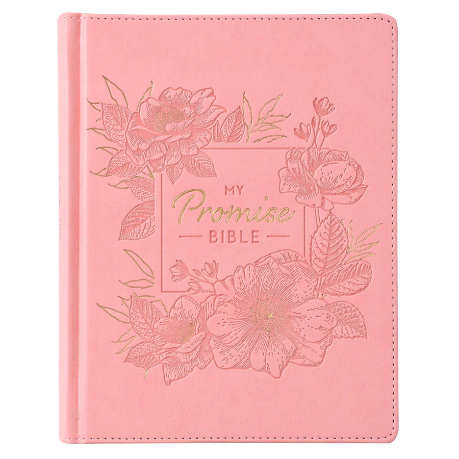 KJV Promise Journaling Bible | Pink Faux Leather Hardcover