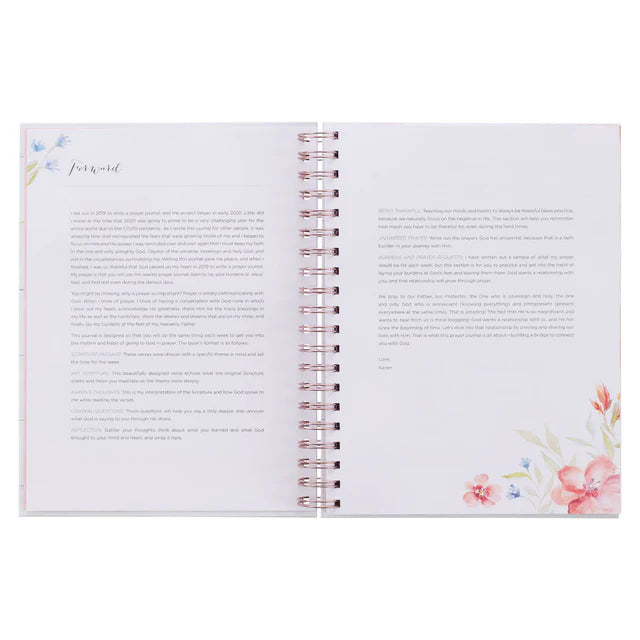 Moments In Prayer: A 52-Week Prayer Journal for Women (Wirebound)