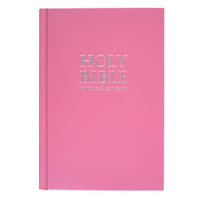 NKJV Pink Hardcover Bible