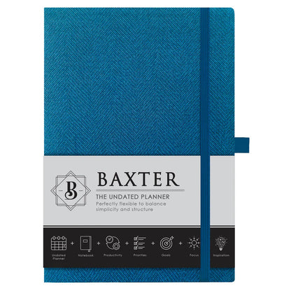 Neriah's Light – Baxter Undated Planner Pocket Edition Blue