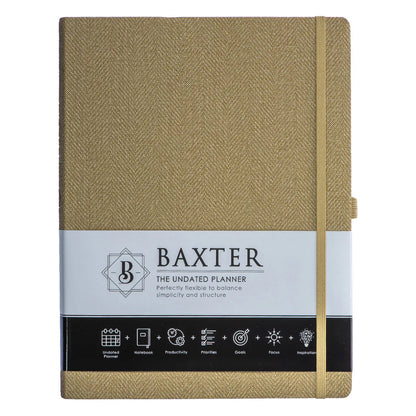 Neriah’s Light; Baxter Undated Planner A4; Sand Fibre Flexcover