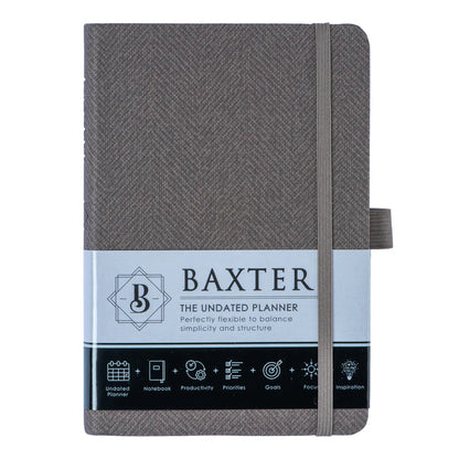 Neriah's Light – Baxter Undated Planner Pocket Edition Grey