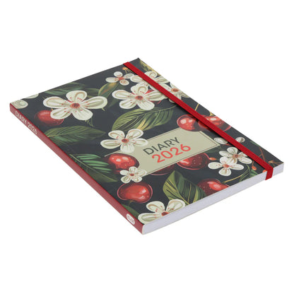 Neriah’s Light; 2026 A5 Daily Planner; Cherries & Blossoms Diary
