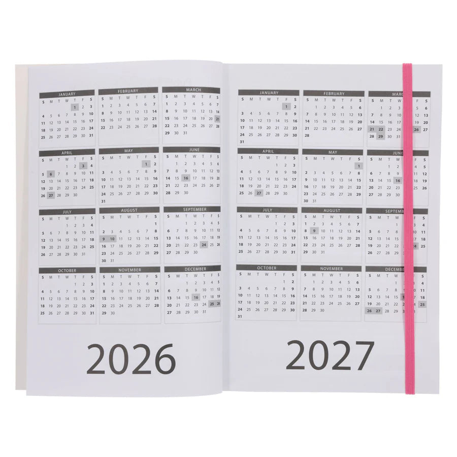 Neriah’s Light; 2026 A5 Daily Planner; Music Girl Paperback Diary