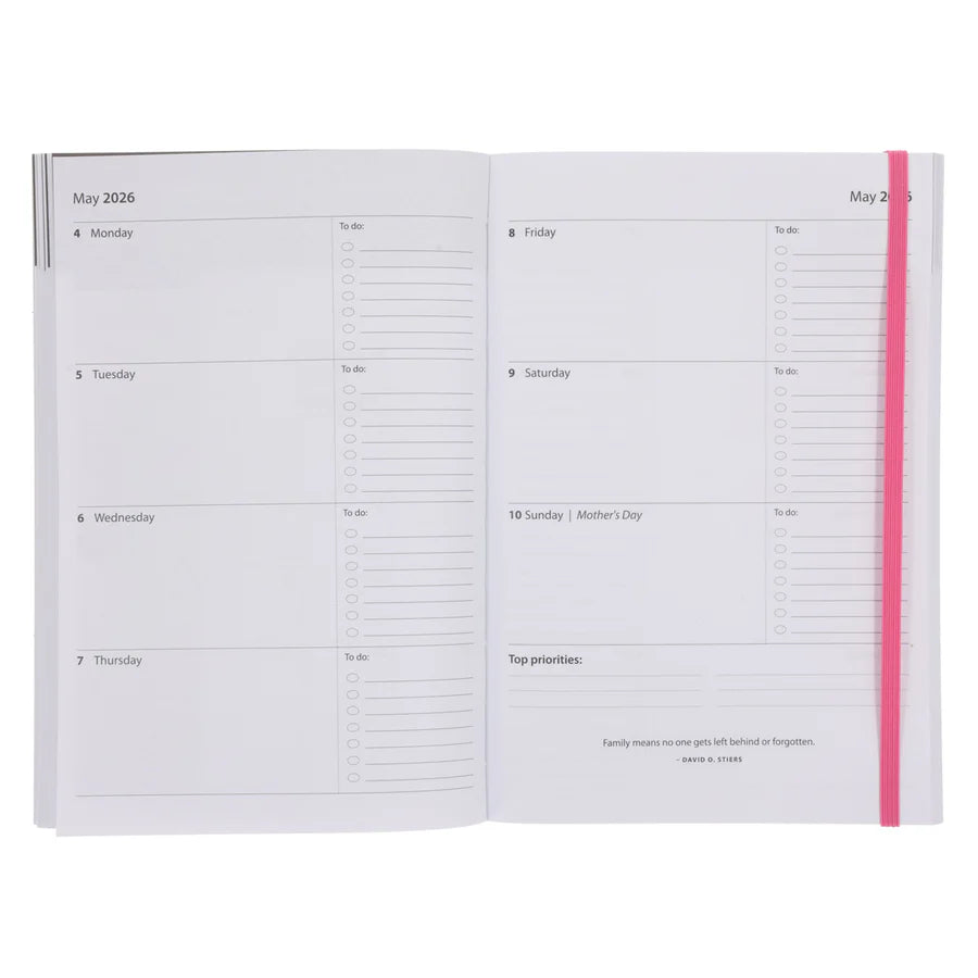 Neriah’s Light; 2026 A5 Daily Planner; Music Girl Paperback Diary