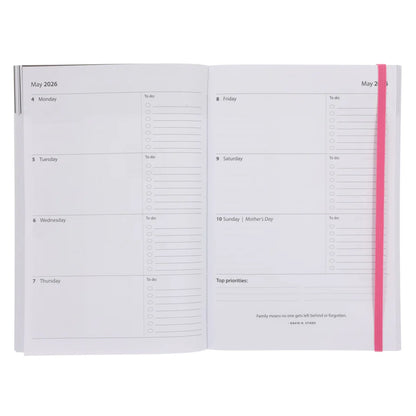 Neriah’s Light; 2026 A5 Daily Planner; Music Girl Paperback Diary