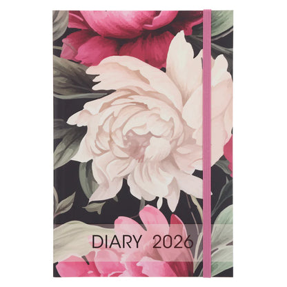 Neriah’s Light; 2026 A5 Daily Planner; Floral Paperback Diary