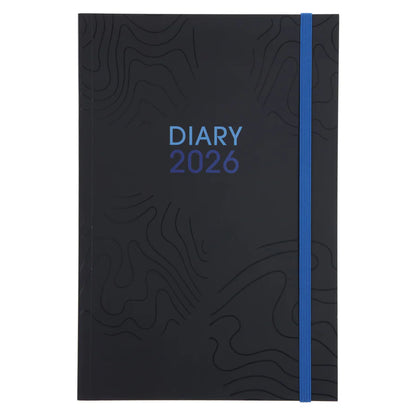 Neriah’s Light; 2026 A5 Daily Planner; Blue Navy Paperback Diary