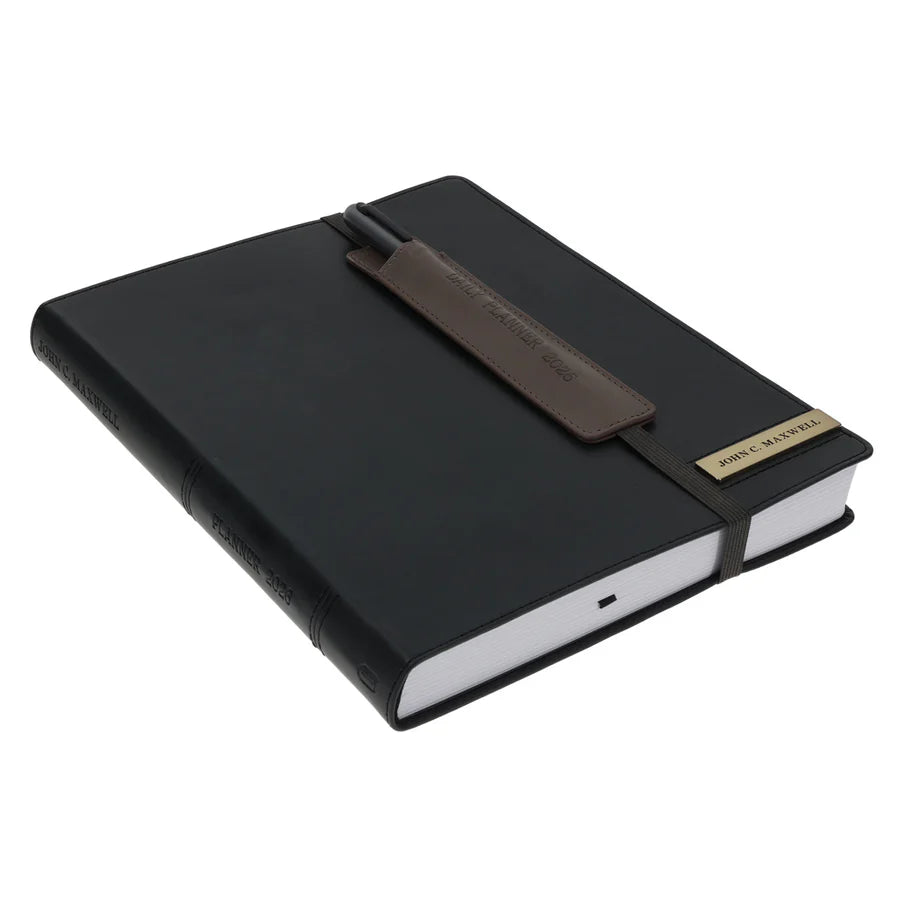 Neriah's Light – 2026 John Maxwell A4 Daily Planner Black & Brown