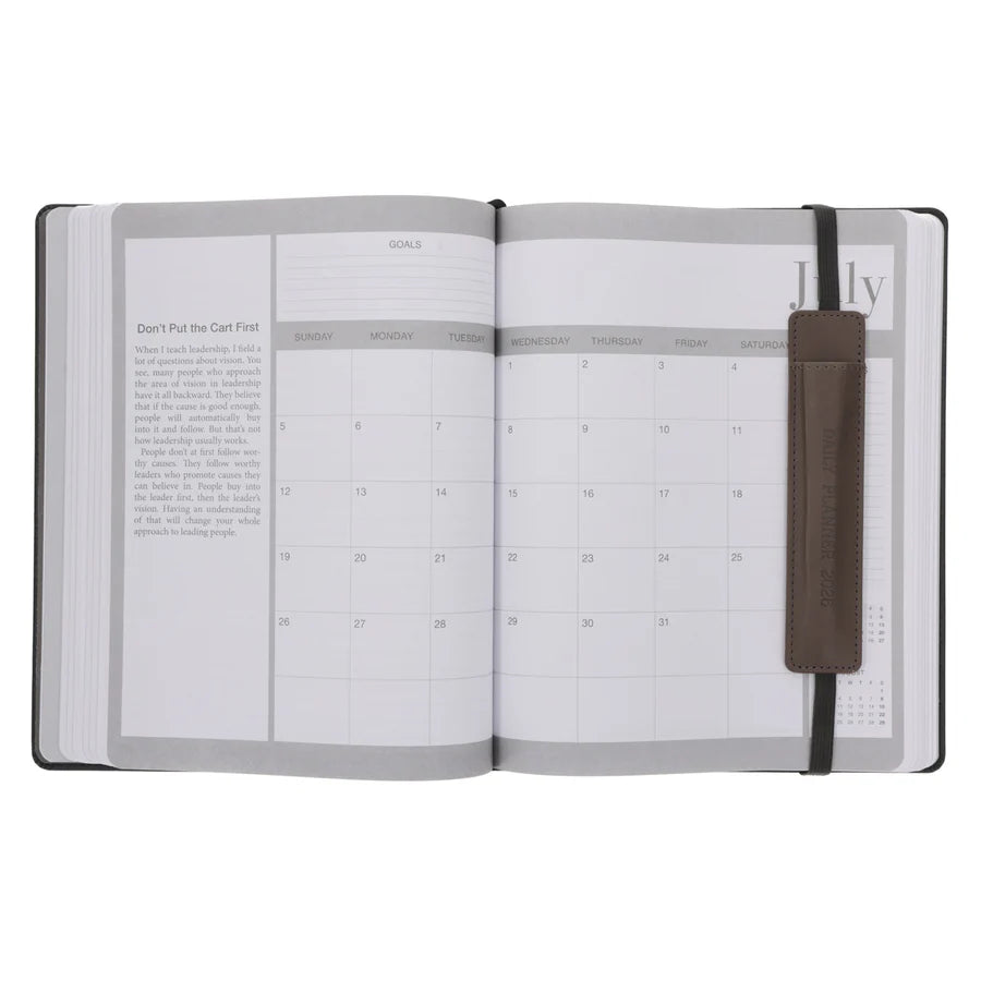 Neriah's Light – 2026 John Maxwell A4 Daily Planner Black & Brown