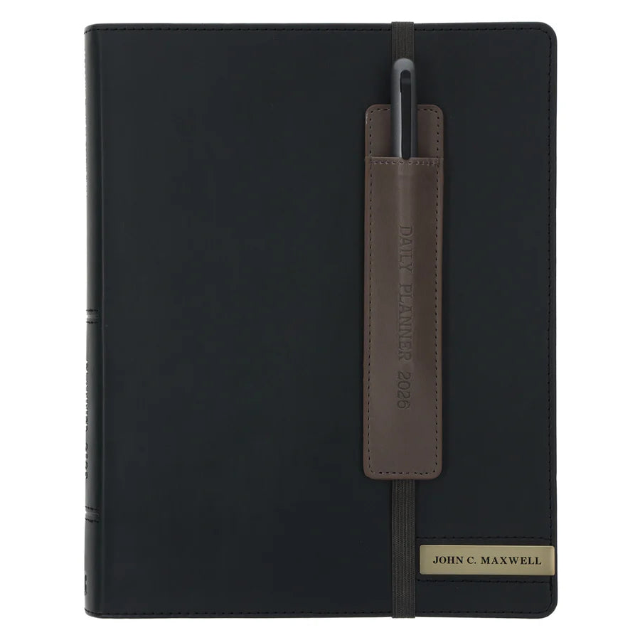 Neriah's Light – 2026 John Maxwell A4 Daily Planner Black & Brown
