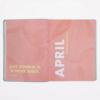 2026 Dagboek - Dagbeplanner - Leefstyl vir die Vrou - Kunsleer