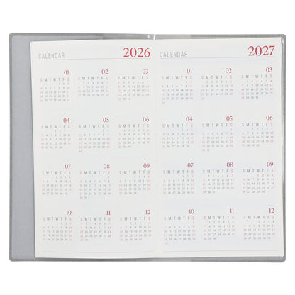 Neriah’s Light; 2026 18-Month Planner & Notebook; Grey Faux Leather