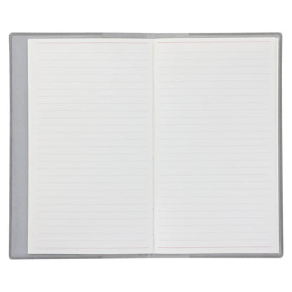 Neriah’s Light; 2026 18-Month Planner & Notebook; Grey Faux Leather